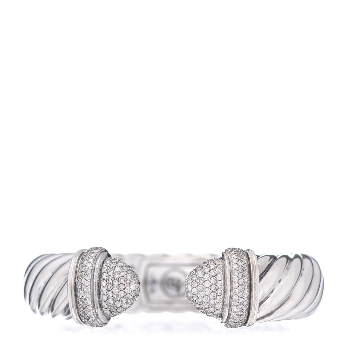 Sterling Silver Diamond 15mm Waverly Bracelet