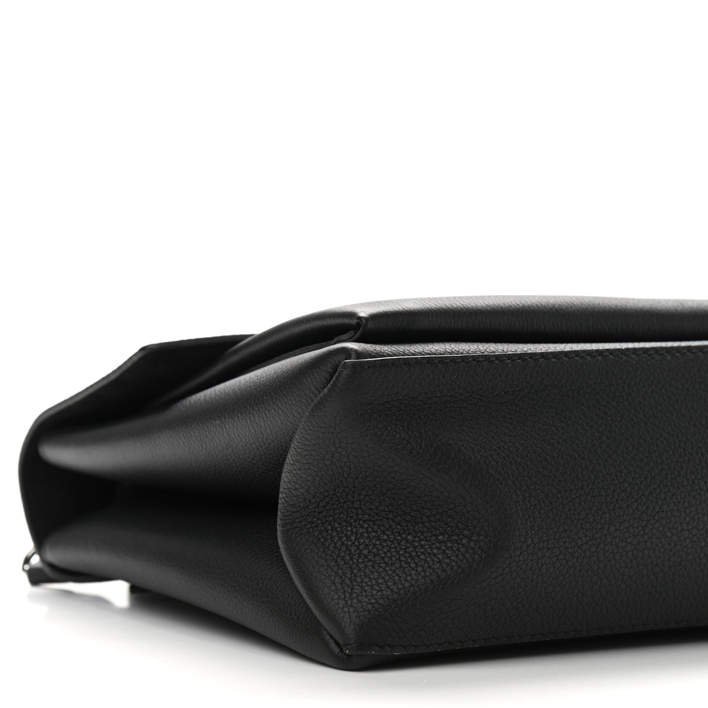 Soft Calfskin My Lockme Top Handle Black