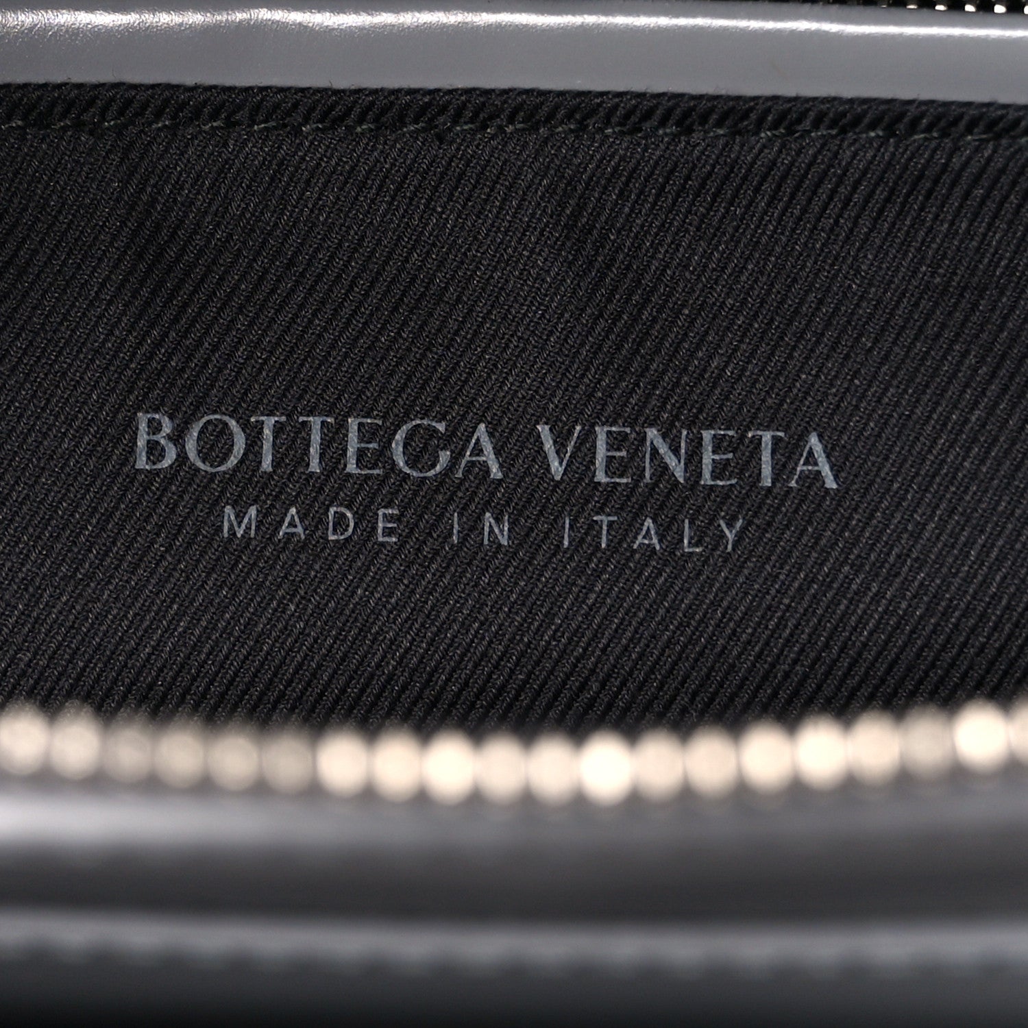 Bottega Veneta Shiny Calfskin Intrecciato Frame Briefcase Concrete 7 of 14