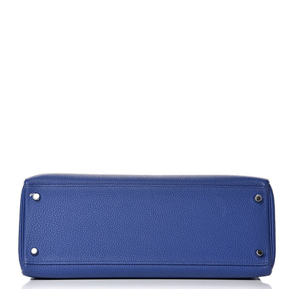 Hermes Togo Kelly Retourne 35 Bleu Electrique 30 of 42
