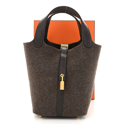 Hermes Feutre Swift Picotin Lock 18 PM Ebene 12 of 12