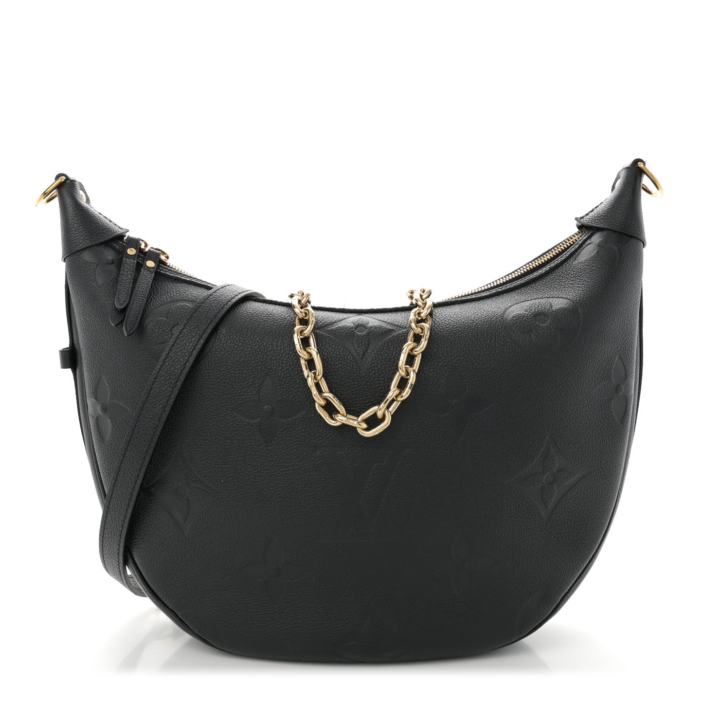 Empreinte Monogram Giant Loop Hobo Black