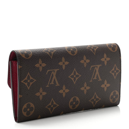 Louis Vuitton Monogram Emilie Wallet Fuchsia 3 of 7
