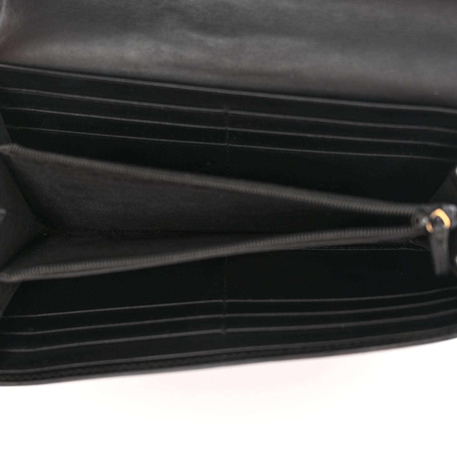 Gucci Calfskin Sylvie Continental Wallet Black 5 of 10
