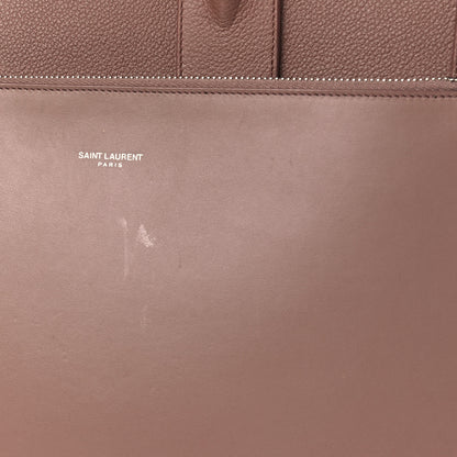 Saint Laurent Grained Calfskin Small Sac De Jour Old Rose 7 of 9