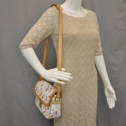 Louis Vuitton Monogram Multicolor Sologne White 2 of 11