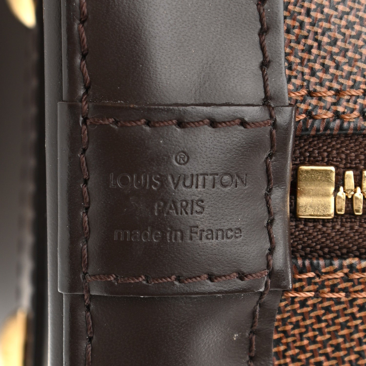 Louis Vuitton Damier Ebene Alma BB 6 of 12