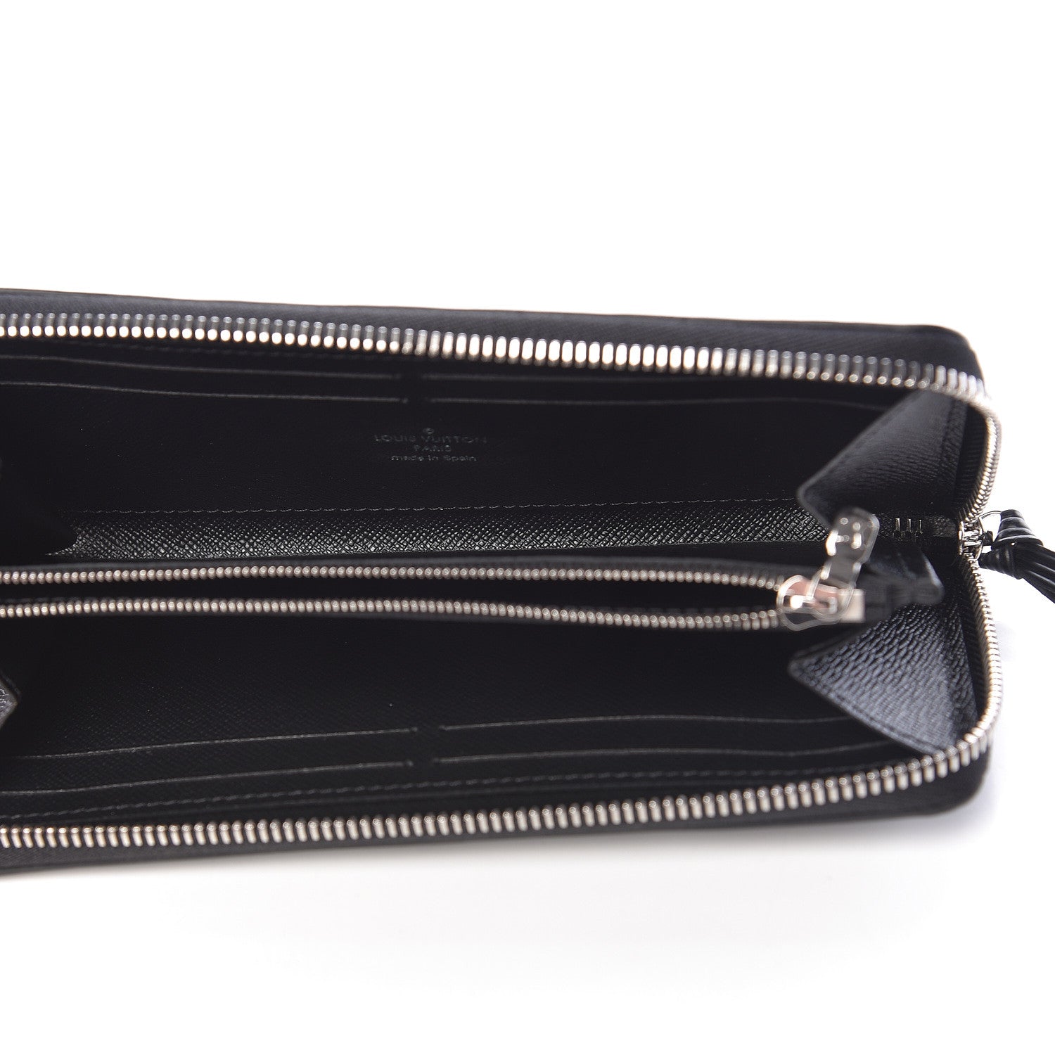 Louis Vuitton Epi Clemence Wallet Black 5 of 8