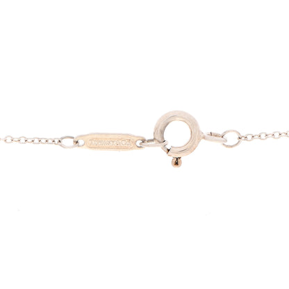 Tiffany Sterling Silver Medium Atlas Open Pendant Necklace 5 of 6