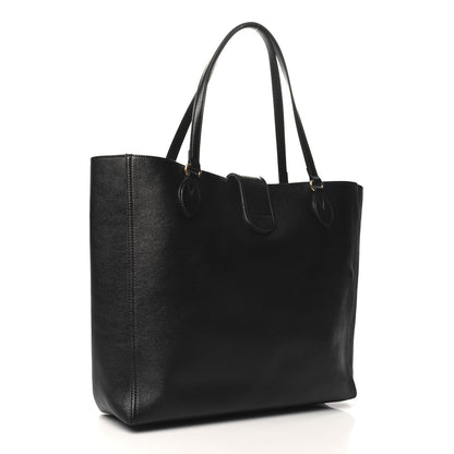 Gucci New Sakai Calfskin Lux Medium Dahlia Tote Black 4 of 12