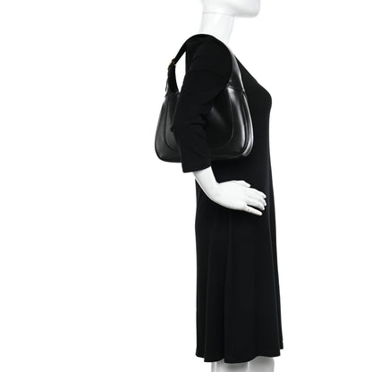 Gucci Boarded Dyana Lux Calfskin Small Jackie 1961 Hobo Black 2 of 10