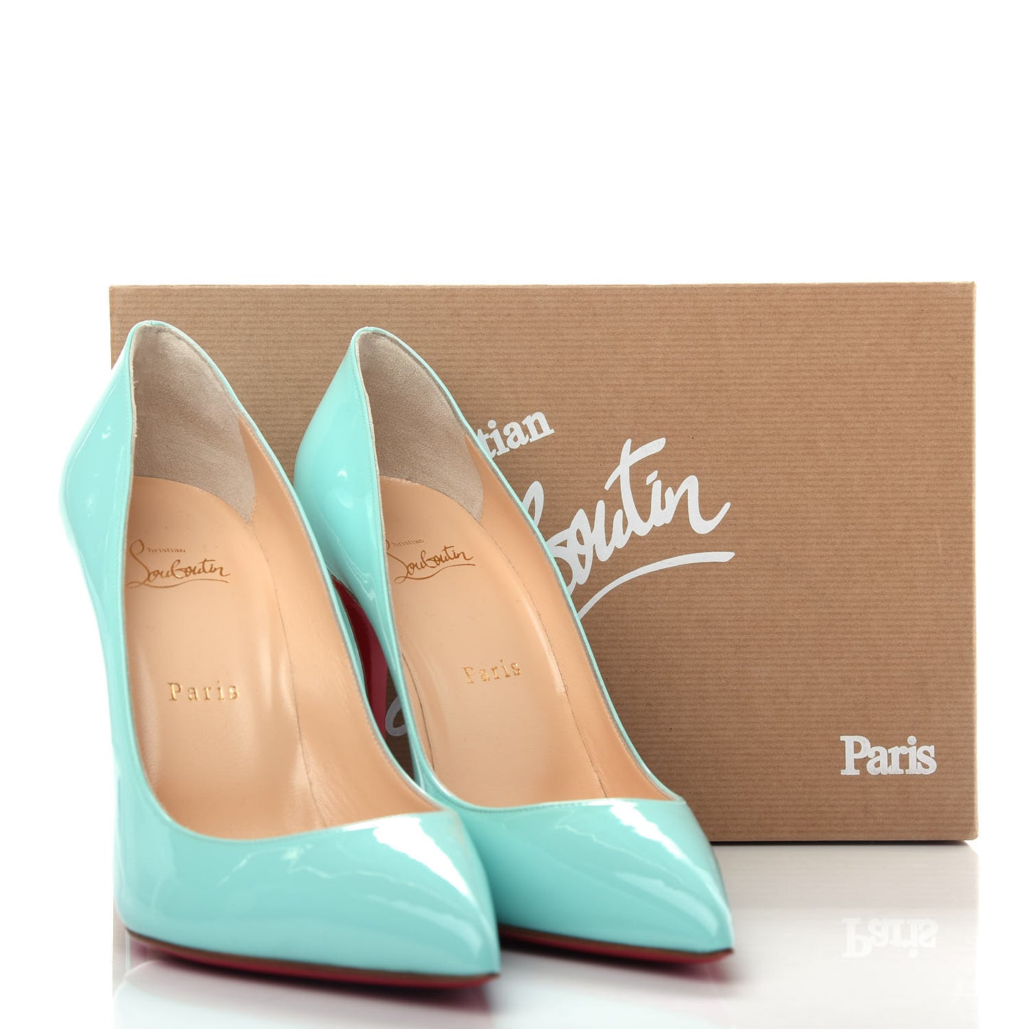 Patent Pigalle Follies 100 Pumps 40.5 Opaline