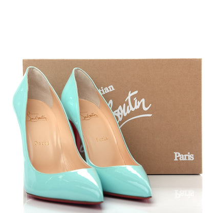 Christian Louboutin Patent Pigalle Follies 100 Pumps 40.5 Opaline 10 of 10