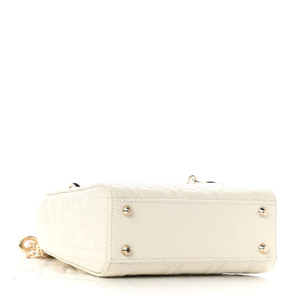 Christian Dior Lambskin Cannage Mini DiorAmour Lady Dior Latte 6 of 21