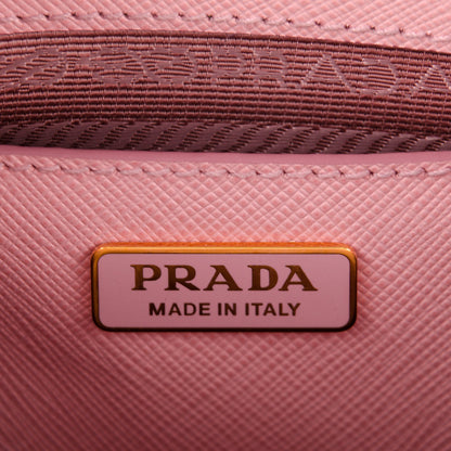 Prada Saffiano Mini Galleria Double Zip Tote Geranio 6 of 6