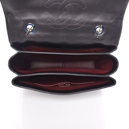 Chanel Lambskin Quilted Large Trendy CC Dual Handle Flap Bag Black 5 of 9