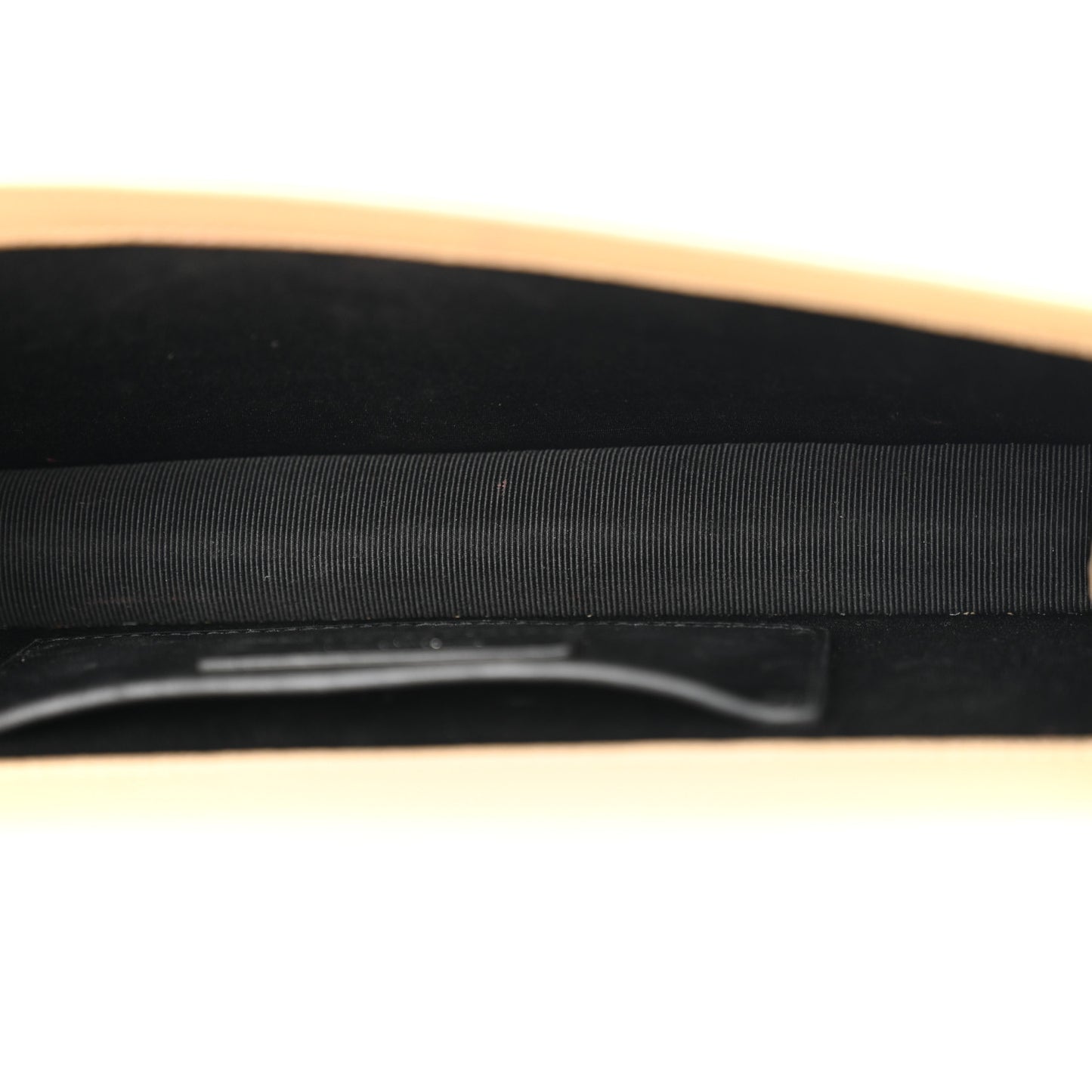 Grain De Poudre Classic Kate Monogram Clutch Nude Powder