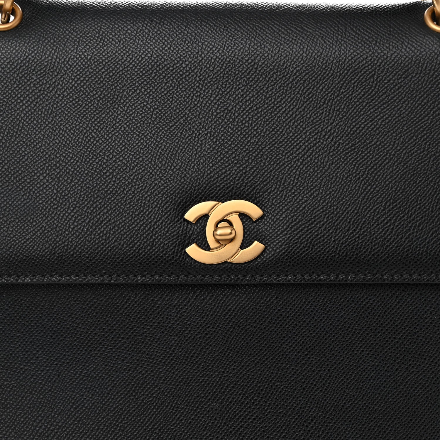 Chanel Caviar Flap Shoulder Bag Black 8 of 11