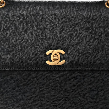 Chanel Caviar Flap Shoulder Bag Black 8 of 11