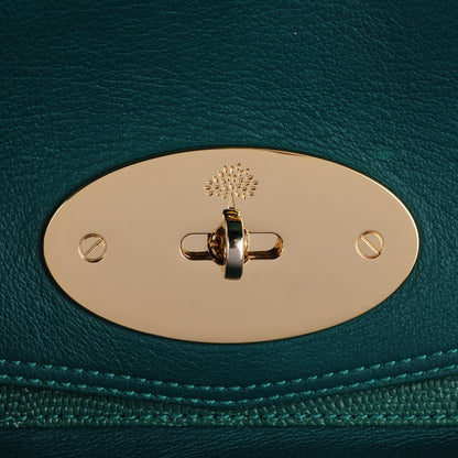Mulberry Micrograin Calfskin Lizard Medium Alexa Emerald 7 of 9