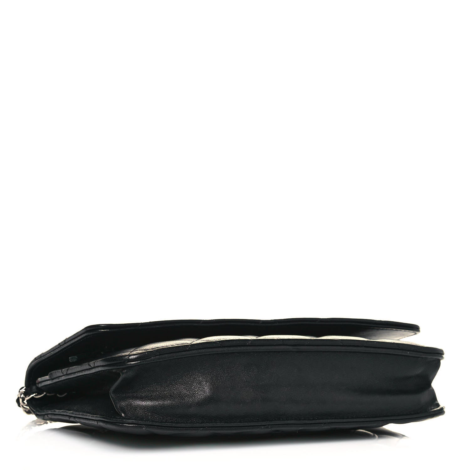 Chanel Lambskin Quilted Wallet On Chain WOC Black 4 of 13