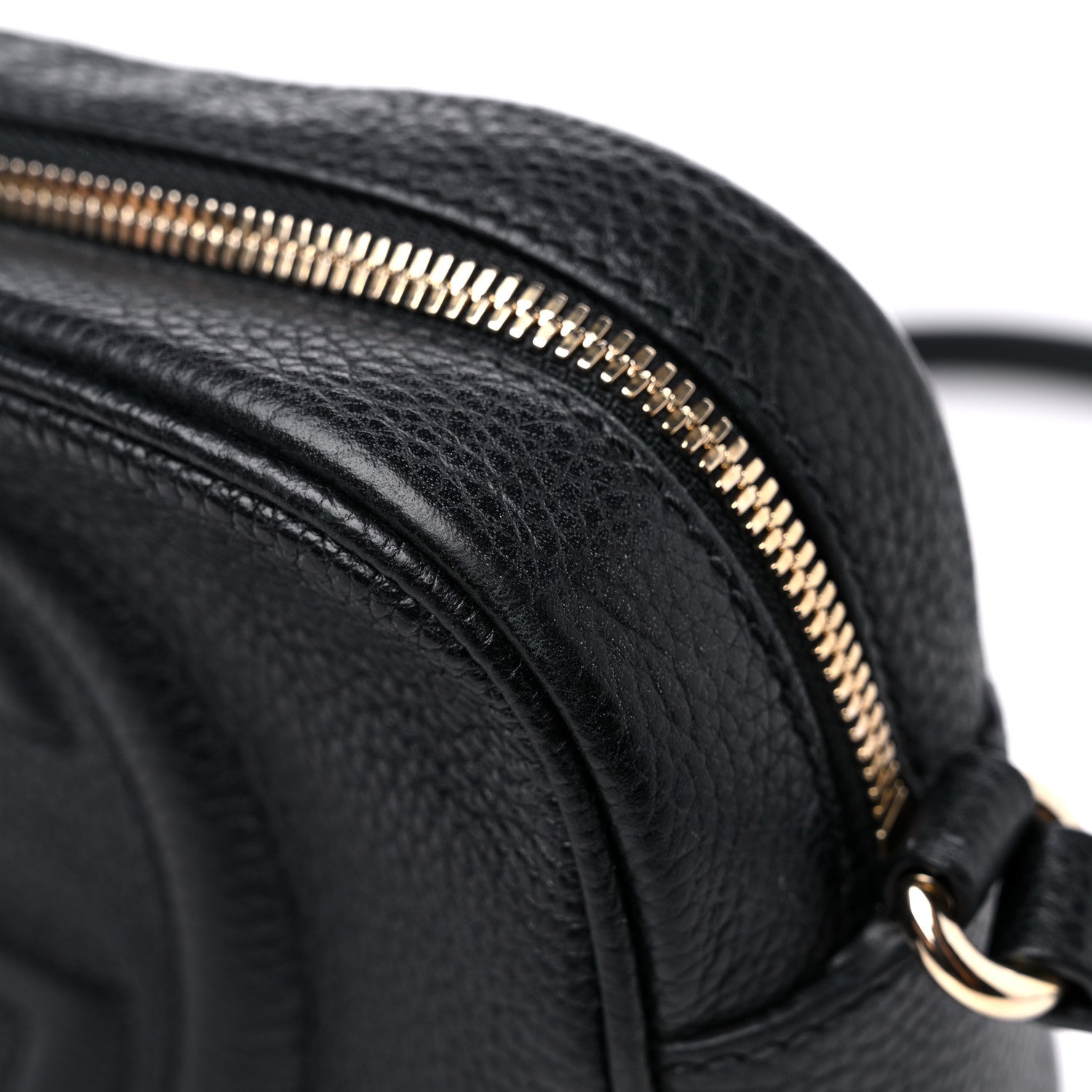 Gucci Pebbled Calfskin Small Soho Disco Bag Black 12 of 13
