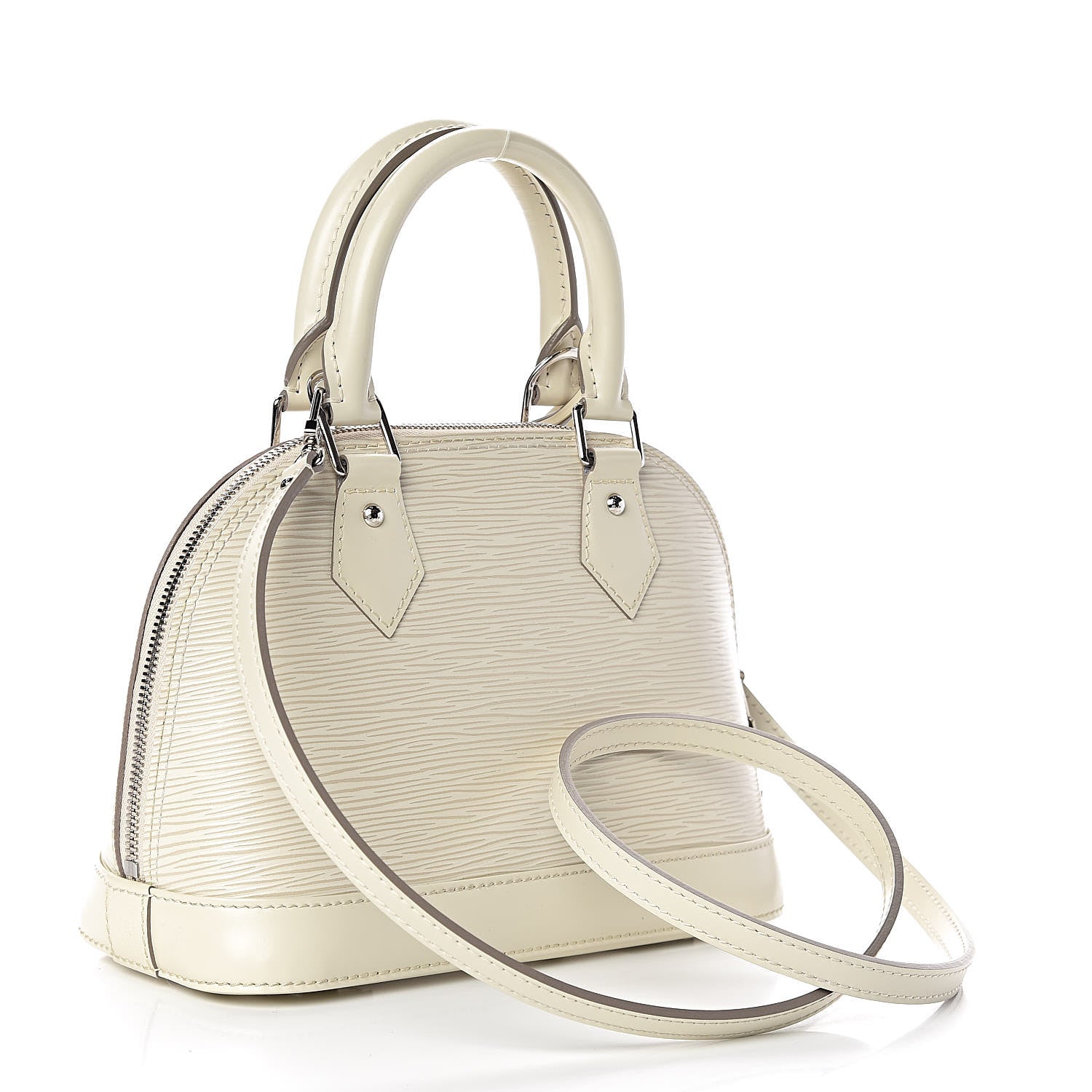 Louis Vuitton Epi Alma BB Ivory 3 of 9
