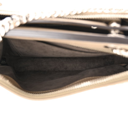 Fendi Shiny Nappa Trapuntata Small DotCom Click Chain Satchel 8 of 14