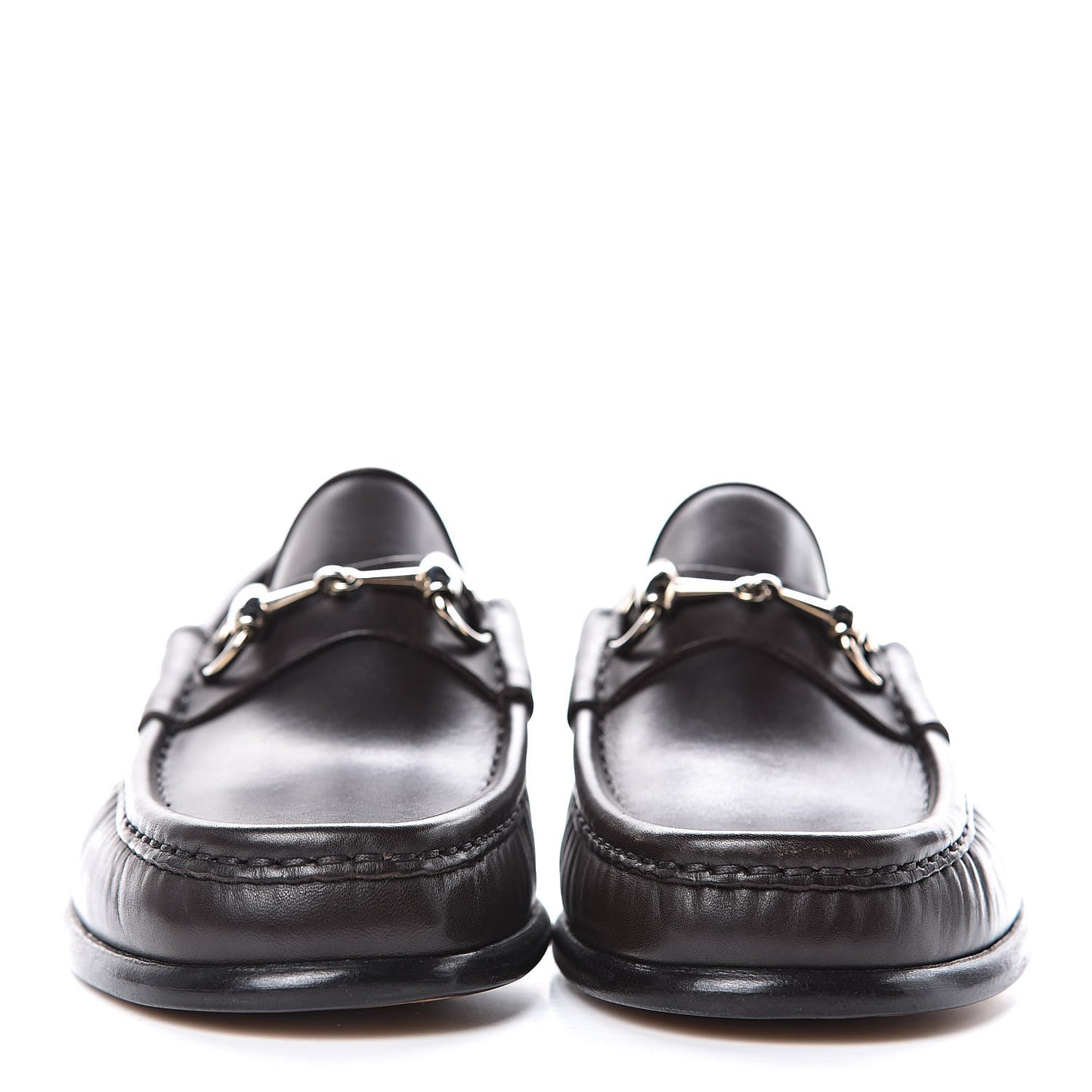 Calfskin Mens 1953 Horsebit Loafers 5.5 Marrone