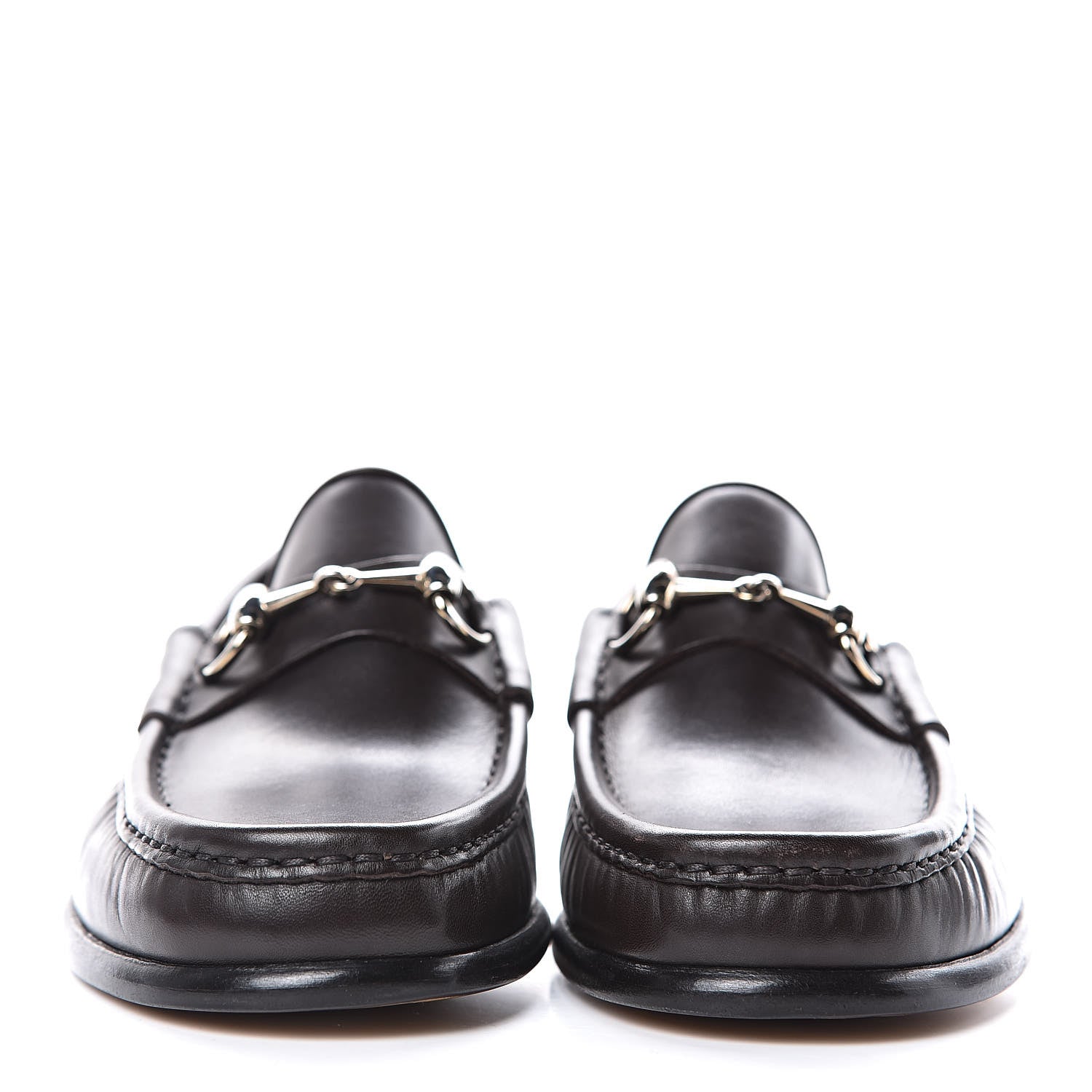 Gucci Calfskin Mens 1953 Horsebit Loafers 5.5 Marrone 2 of 8