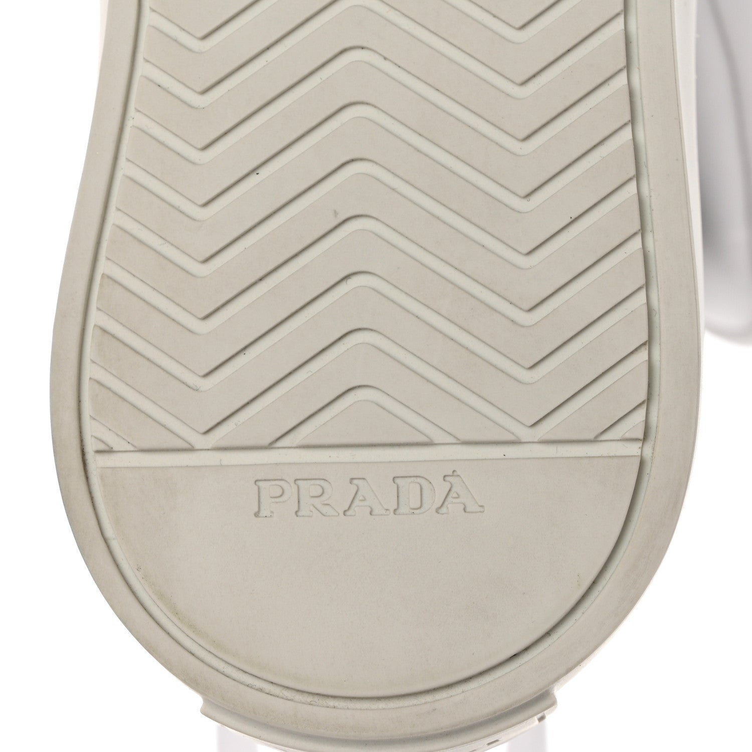 Prada Re-Nylon Gabardine Metal Triangle Logo Wheel Pouch Pocket High Top Sneakers 35.5 White 8 of 9