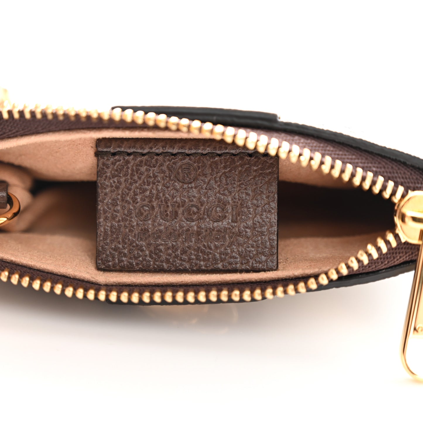 GG Supreme Monogram Web Ophidia Key Case Beige New Acero