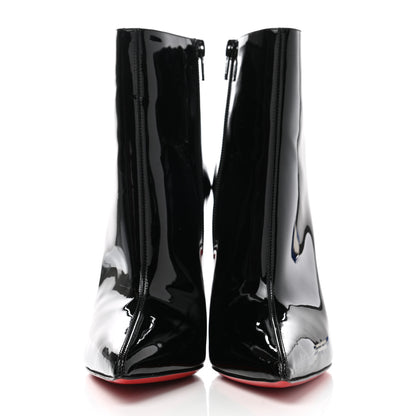 Christian Louboutin Patent So Kate Booty 100 Ankle Boots 38.5 Black 2 of 7