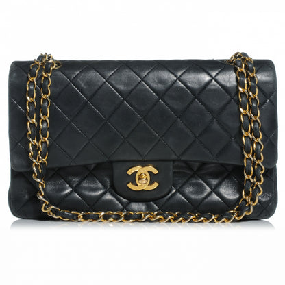 Chanel Lambskin Medium Double Flap Black 1 of 8