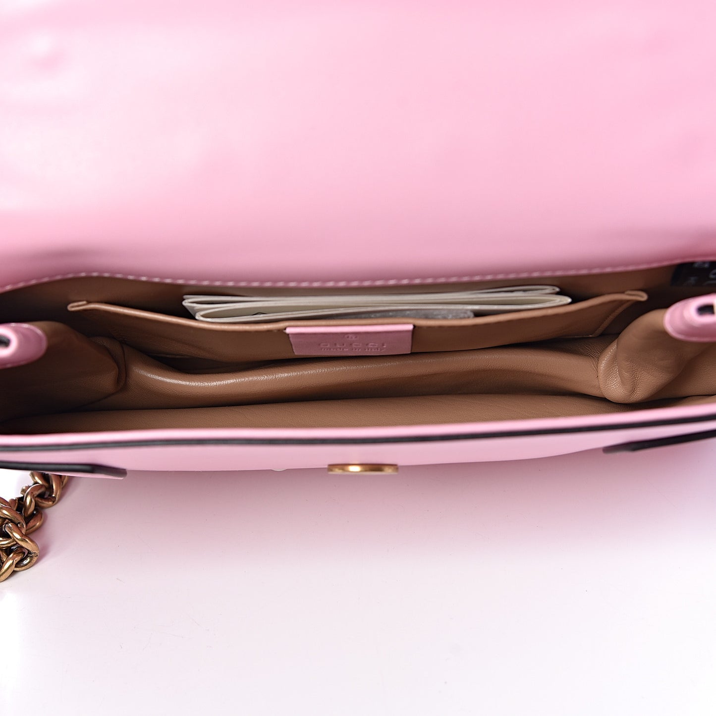 Nappa Pearl Studded Mini Queen Margaret Broadway Shoulder Bag Sugar Pink