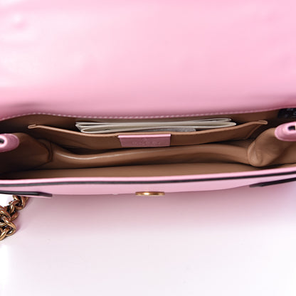 Gucci Nappa Pearl Studded Mini Queen Margaret Broadway Shoulder Bag Sugar Pink 6 of 13