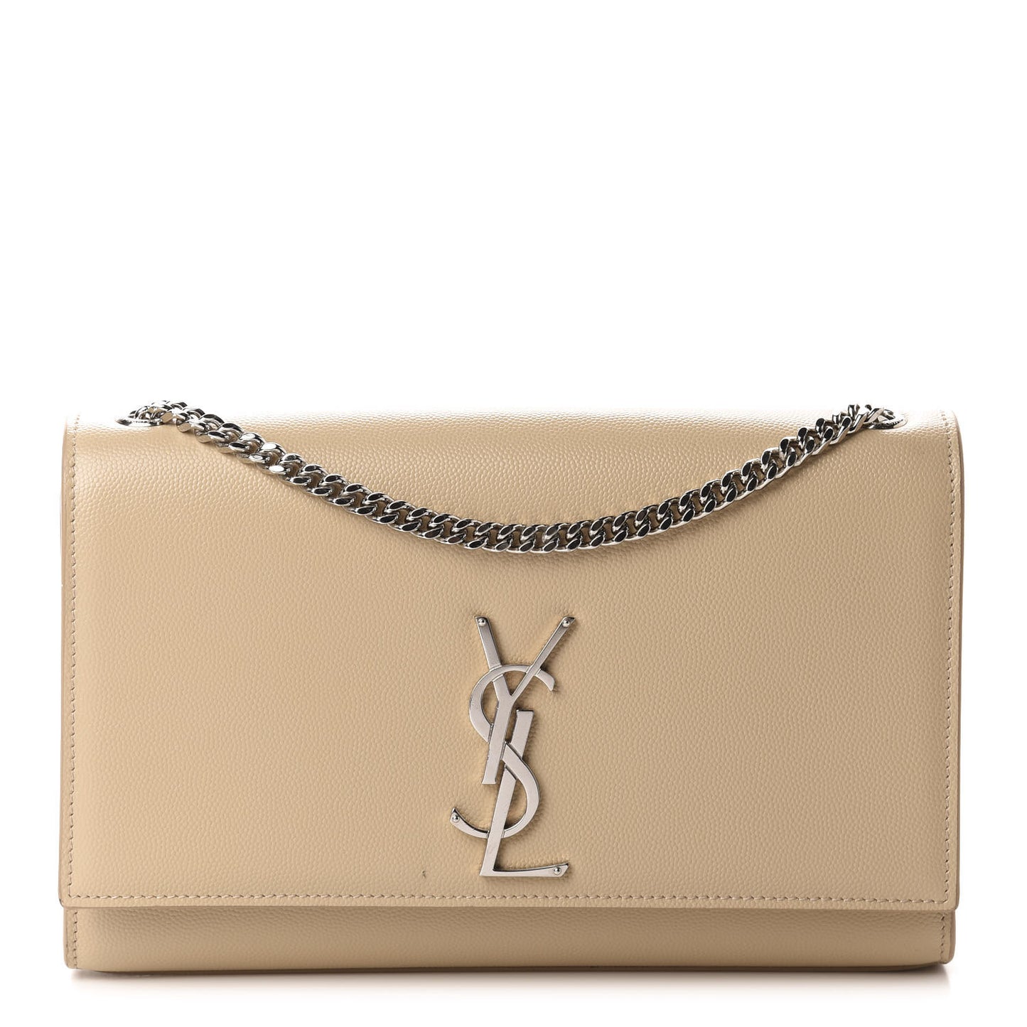 Grain De Poudre Medium Monogram Kate Satchel Nude Powder
