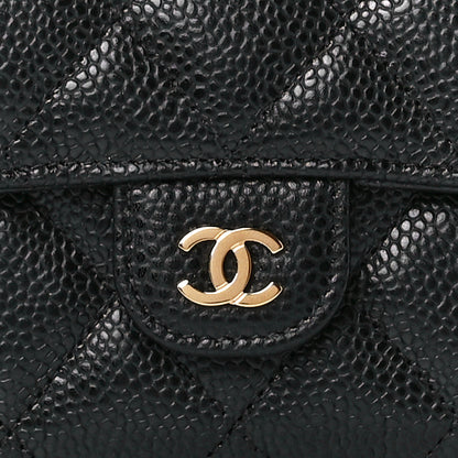 Chanel Caviar Quilted Large Flap Wallet Black 9 of 13