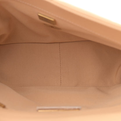 Chanel Lambskin Quilted Medium Chanel 19 Flap Beige 5 of 11