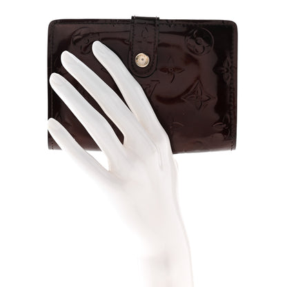 Louis Vuitton Vernis French Purse Wallet Amarante 2 of 8