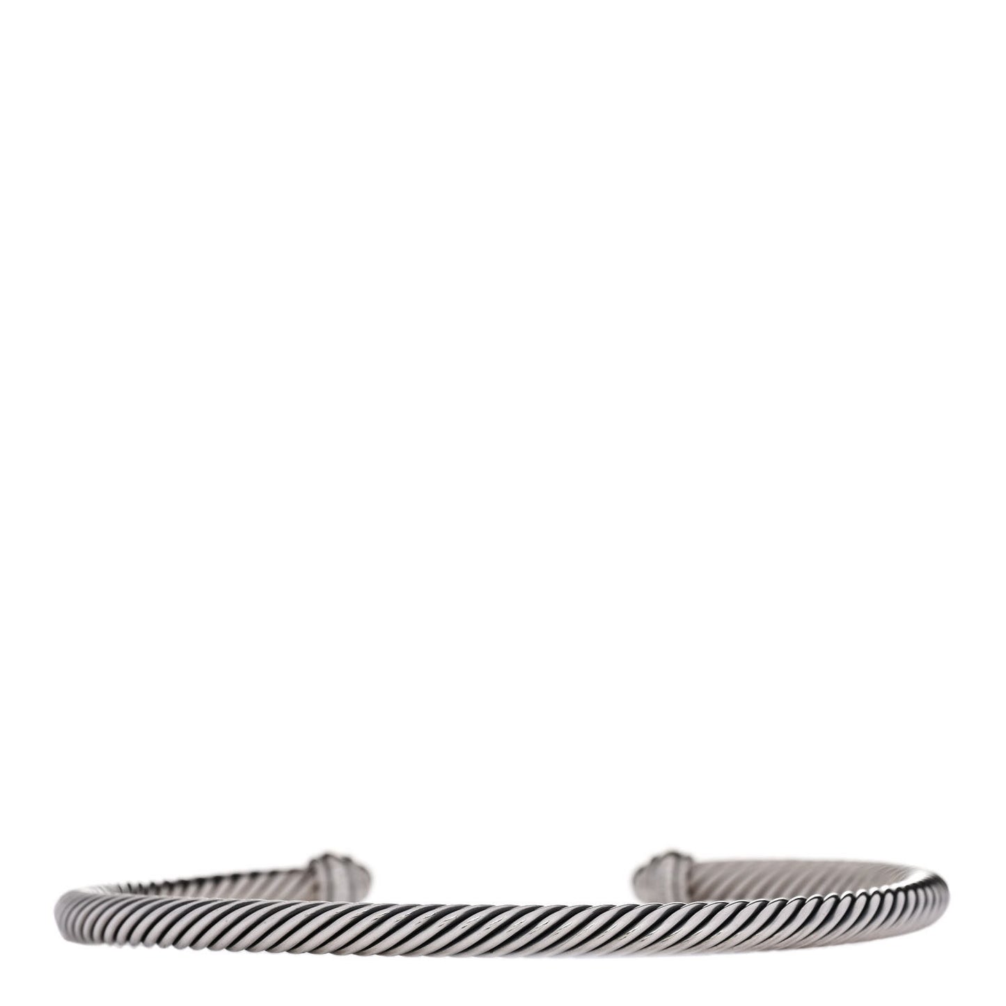 Sterling Silver 18K Rose Gold 4mm Cable Classics Bracelet