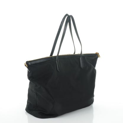 Prada Tessuto Nylon Saffiano Tote Nero Black 3 of 12