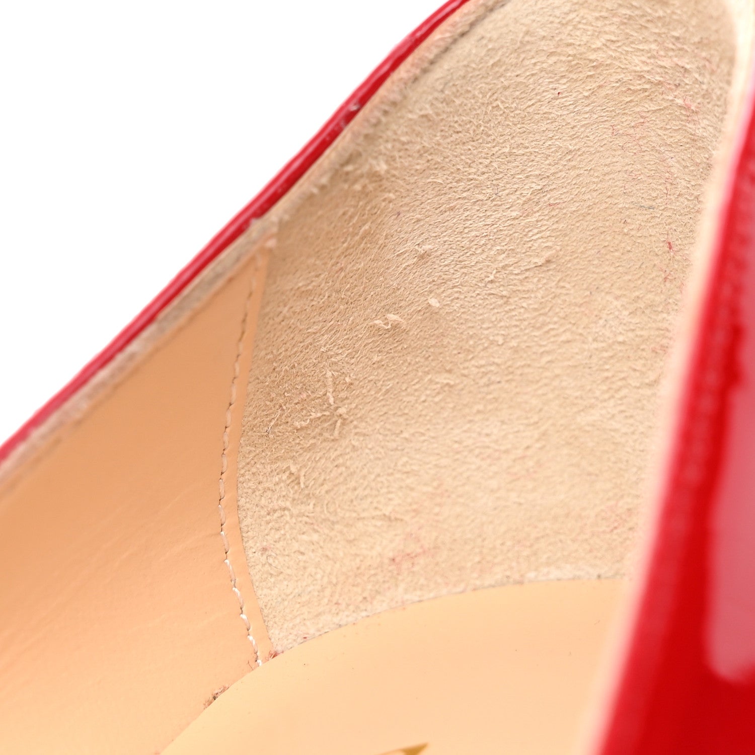 Christian Louboutin Patent Pigalle Follies 100 Pumps 35 Red 9 of 14