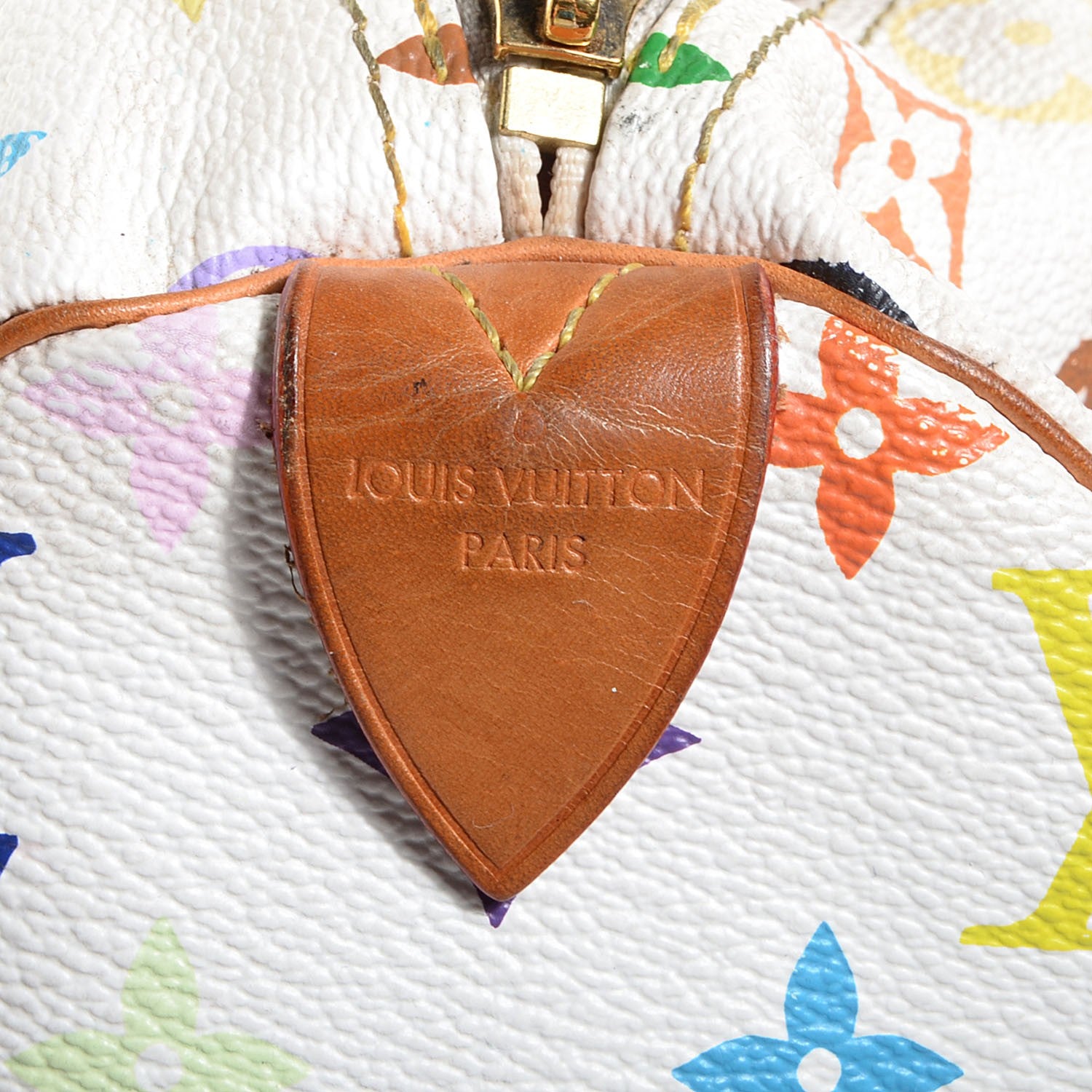 Louis Vuitton Monogram Multicolor Speedy 30 White 6 of 8