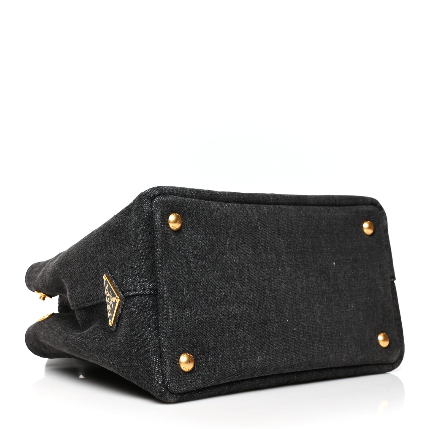 Denim Small Logo Tote Black