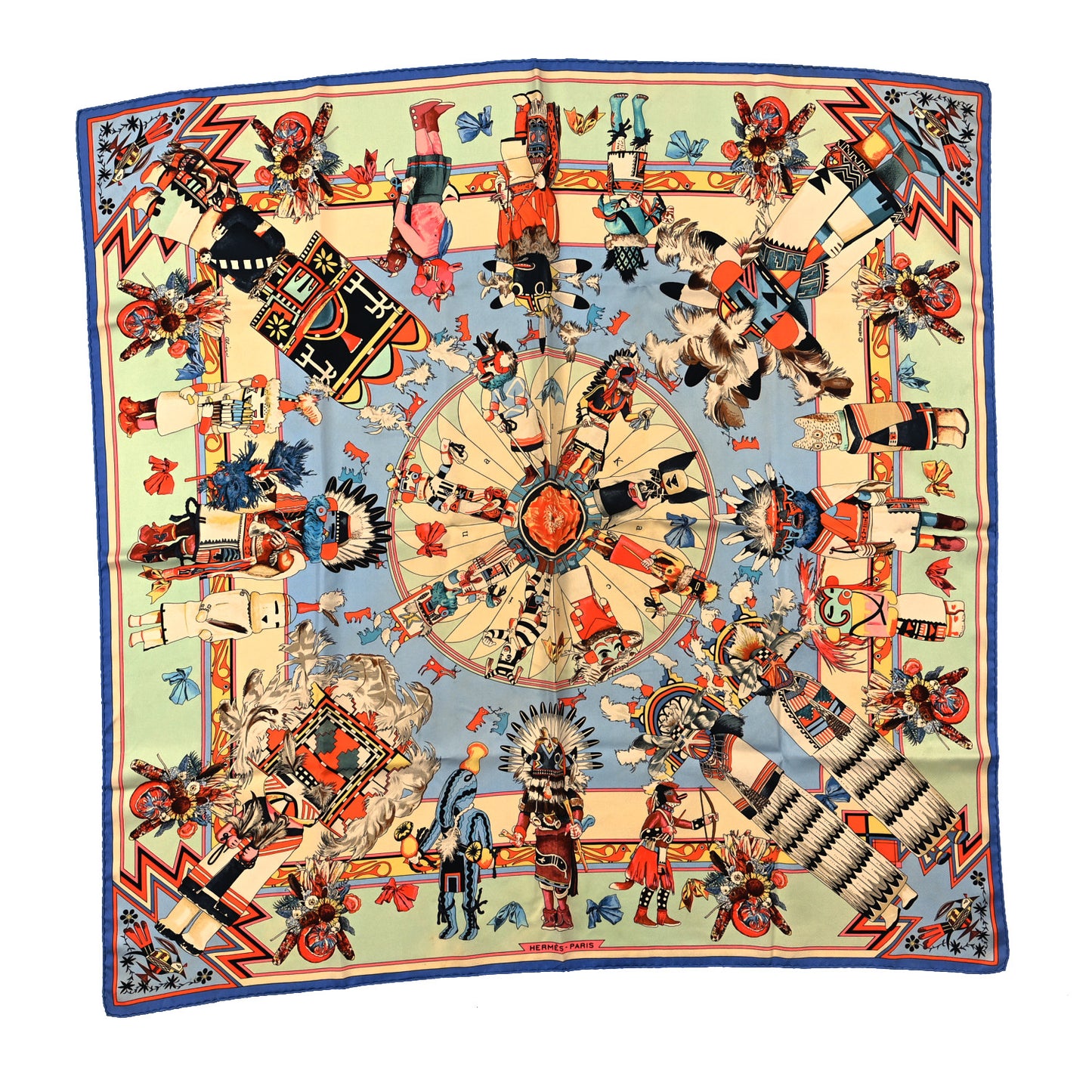 Silk Kachinas Wash Scarf 90