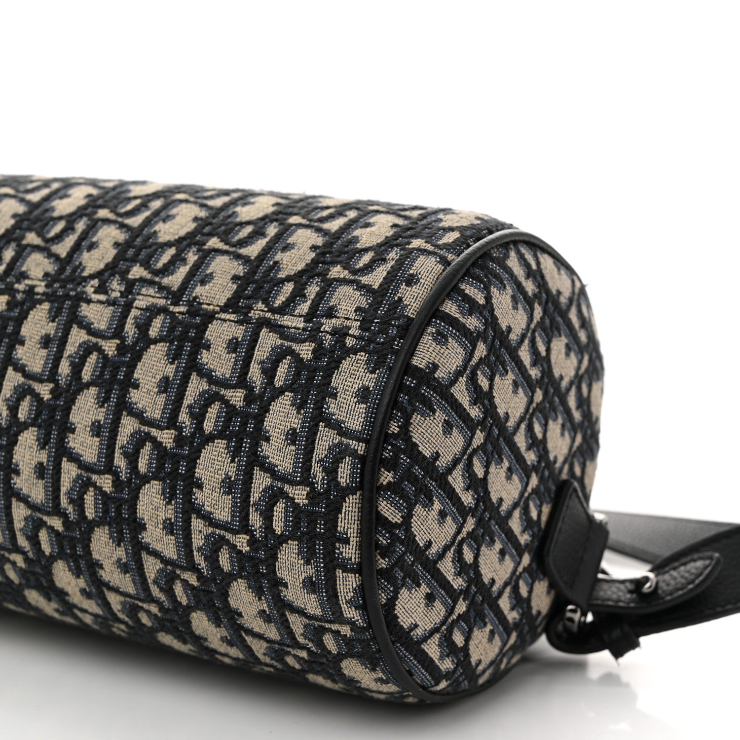 Christian Dior Oblique Mini Roller Saddle Bag With Strap Beige Black 9 of 9