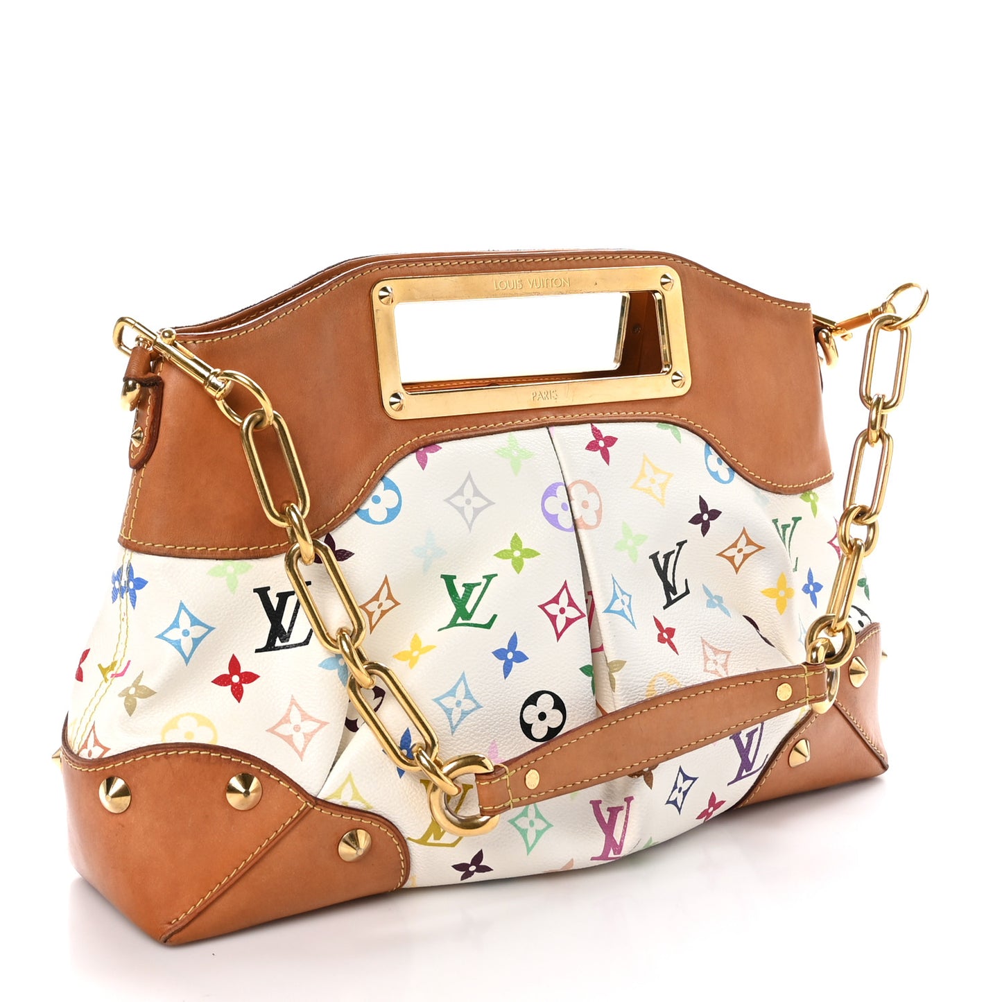 Monogram Multicolor Judy MM White