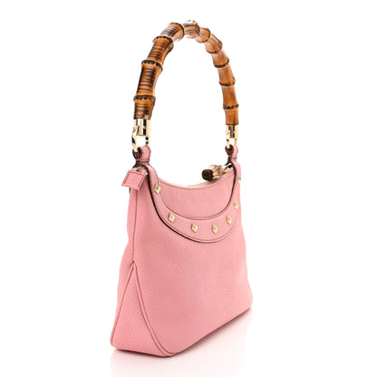 Gucci Calfskin Bamboo Anita Top Handle Bag Light Pink 3 of 14