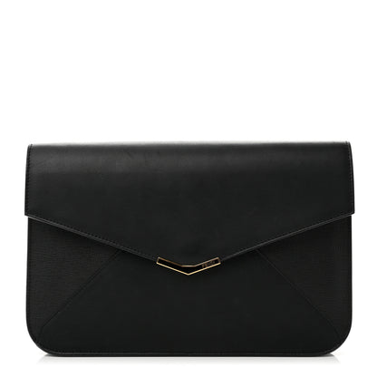 Fendi Vitello Elite 2Jours Clutch Black 1 of 9